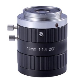 FA 12mm 2/3" Fixed Focal Lens Machine Vision Industrial Camera C-Mount Lens