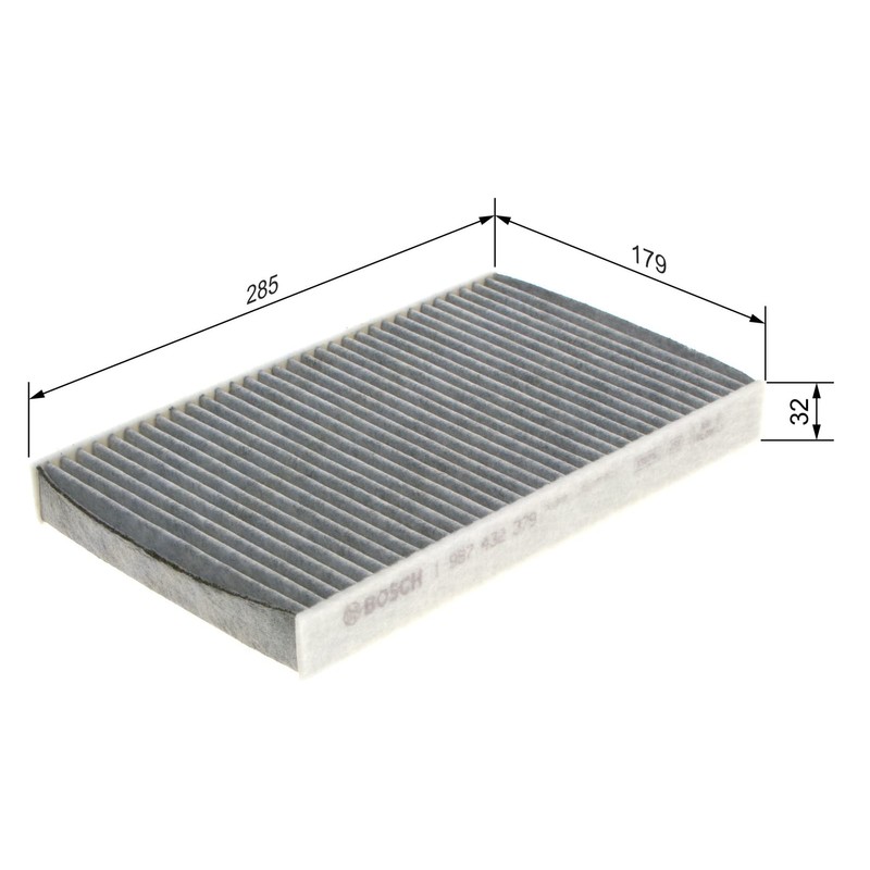 Bosch 1987432379 Activ Carb Pass Comp Filt