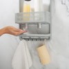 Bath Bliss Molded Shower Caddy | Bathroom Storage | Hangs