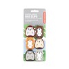 Kikkerland Woodlands Bag Clip, Set of 6
