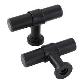 LONTAN 10 Black Knobs Kitchen Door Knobs Black Door Knobs Black Cupboard Knobs Black Kitchen Handle Kitchen Cabinet Knobs Kitchen Drawer Knobs