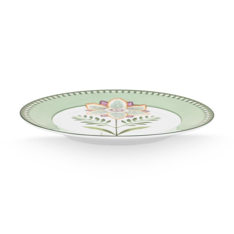 PIP STUDIO Lily&Lotus Light Green Breakfast Plate 21 cm