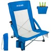 XGEAR Beach Chair Sturdy Beach Chairs for Adults with Cooler