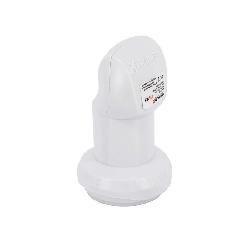 PremiumX Single LNB Digital SAT for 1 Subscriber White Receiver