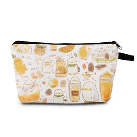 MoCaliduccious Cartoon Duck Makeup Bag for Women Travel Cosmetic Organizer Bag Teacher Appreciation Gifts Small Zipper Toiletry Bag