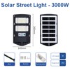JUMGUN Solar Street Light Outdoor, Motion Sensor Solar Powered Lights,