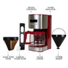 Kenmore 40707 12 Cup Programmable Coffee Maker in Red