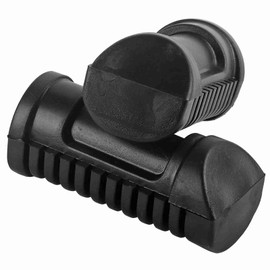 Reposapiés delanteros de motocicleta, reposapiés, almohadilla de goma, cubierta de agarre para CG 125 para cg 125 bremsen Reposapiés Almohadilla de agarre de goma