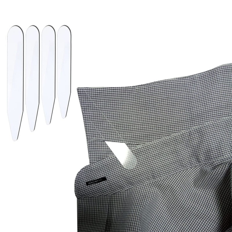 200 Pcs Plastic Collar Tighteners Cue Collar Plastic Collar Stays
