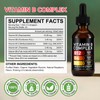 Vitamin B Complex Liquid Drops - Sugar Free B12 5000mcg