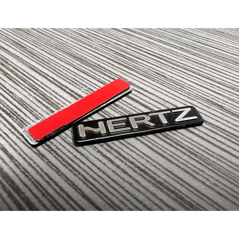 Unbranded 2 x Emblem Speaker Badge Decal Replacement fits Hertz