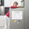 Zawinmay Cleaning Checklist Dry Erase Magnetic Whiteboard for Refrigerator,Daily Weekly