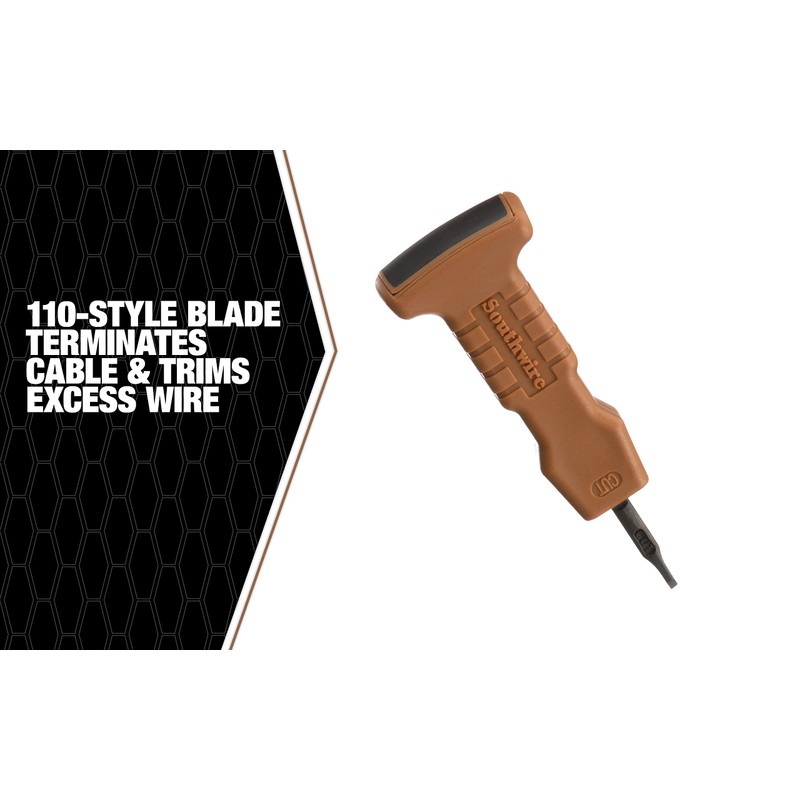 Southwire PDTC-1 Comfort Grip Punch Down Impact Tool, 110-style