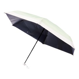 kowaza 30289 Folding Umbrella, Hand Opening, 100% Light Shield, Heat Shield, UV Protection, Sun or Rain, Coza, Easy to Open, Bicolor Border, Easy to Fold, Urawaza Men's, Women's, Unisex, Ribs, 19.7