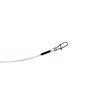 PetrisCatch Set of 5 Fluorocarbon Leaders with Carabiner for Pike,