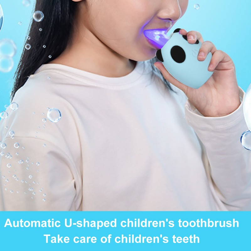 U shaped Children Electric Sonic Toothbrush Intelligent Cleaning Toothbrush Oral