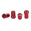 [Partools] Lock Nuts Red Car Tire Wheel Nuts M12 Short