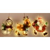 Christmas LED Window Light Decorations Fastened with Suction Cup or