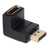 Right Angled DP Adapter UP Down 90 Degree Male to