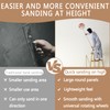 Radial Sander with Pole, 9 Inch Drywall Pole Sander, Wall