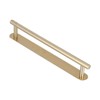 Single Rod Towel Bar 304 Stainless Steel Wall Mount Adhesive