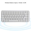 Ajazz Wireless Keyboard Bluetooth 84 Keys Retro Round Keycap Gaming