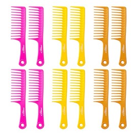 Hair Shampoo Brush, Red by Kiss Scalp Care Hair Brush with Soft Silicon Massager (Shampoo Comb Set)