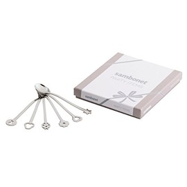 Sambonet New Portafortuna Edelstahl 6 Cucchiaini