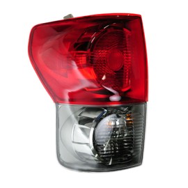TRQ Left Rear Tail Light Assembly Drivers Side Compatible with 07-09 Toyota Tundra TO2800165