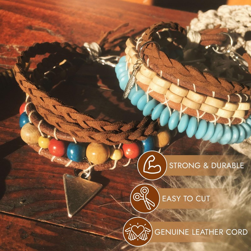 10 Yards Flat Genuine Leather Cord, Real Leather Strips, Leather