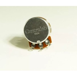Centralab® 550K Audio Taper Potentiometer +/- 9% Tolerance long shaft pot