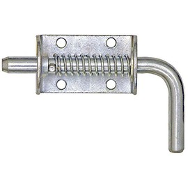 Buyers Products B2595SH Spring Latch Assembly W/ 2-3/8" Handle, 1/2" Spring Loaded Latch Pin Without Keeper, Zinc Plated Latch for Gate Latch, Utility Latch, Trailer Latch, Cage Latch
