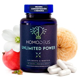 Nootropico para la Mente con Complejo B, Melena de Leon, suplemento natural para Concentracion, Memoria y Agilidad Mental  con L-Carnitina, Bacopa... 