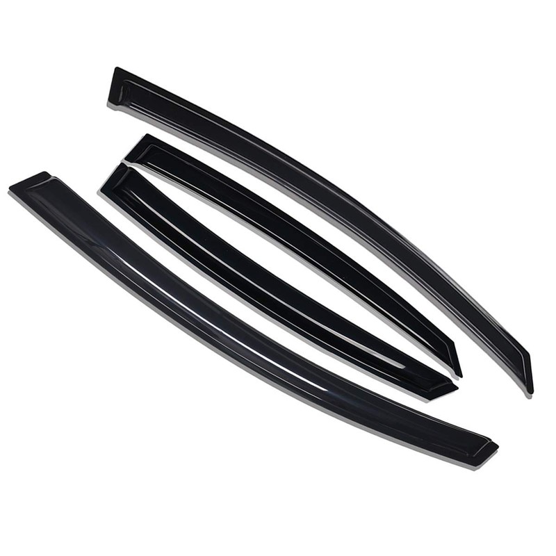 Lightronic Extra Durable Outside-Mount Auto Vent Window Visor, Fits 2015-2019