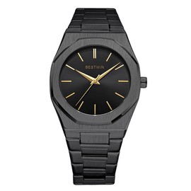 GORBEN Minimalist Watch, Business Men's Wrist Watches for Men (Black)