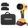 PURCOCO Cordless Leaf Blower Handheld, Jet Dry Mini Blower with