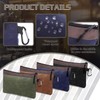 Eccliy 4 Pack Waxed Canvas Pouch 13 Inch Tool Bags