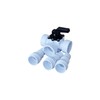SPIRATO 3-way valve with nozzles, diameter 32-38 mm