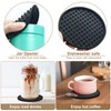 Eccliy 36 Pack Silicone Coasters for Drinks Nonslip Silicone Drink