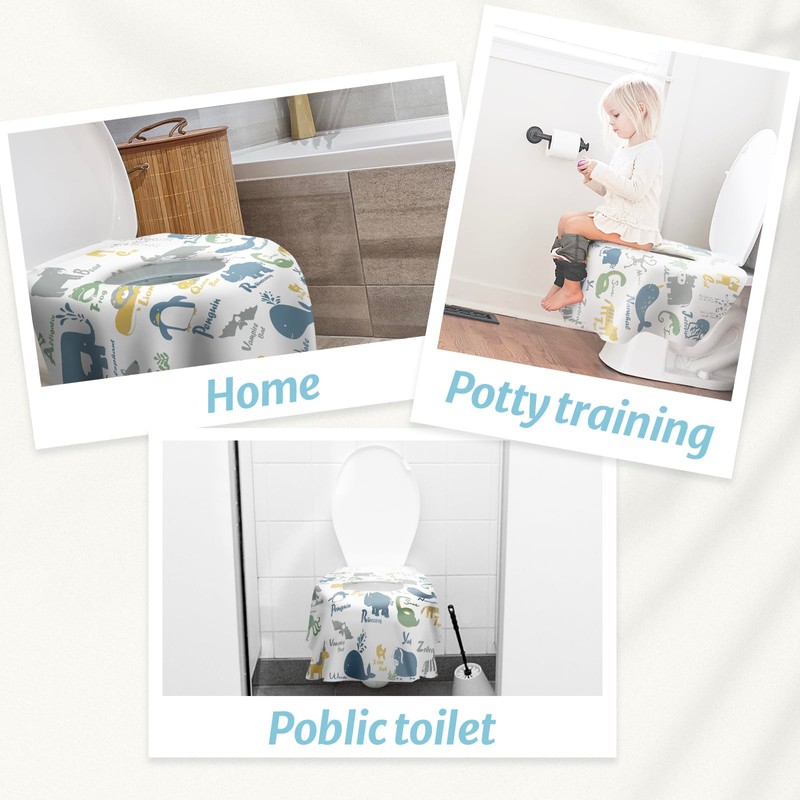 Blissful Diary 30 Pcs Toilet Seat Covers Disposable for Toddlers