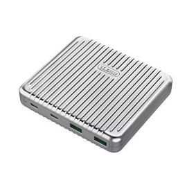 Zendure SuperPort 4 100W Dual USB Type-C & USB Type-A Desktop Charger, Silver