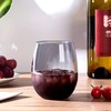 KX-WARE Unbreakable 18-ounce Acrylic Stemless Wine Glasses All Purpose Plastic