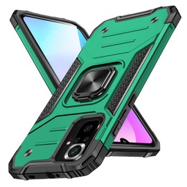 Redmi Note10 Pro Case with Ring, Shockproof, Shock Absorption, US Military MIL Standard Certified, Lens Protection, TPU + PC with Ring, Anti-Fingerprint, Compatible with Car Holder, Stand Function,