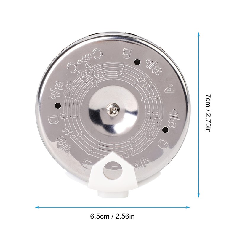 QANYEGN 13 Pitch Pipe Tuner, Sensitive Chromatic Tuner, Accurate C