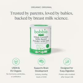 Organic Combo Feeding Kit, Infant Formula, Milk Based Powder with Iron, DHA and Vitamin D & 100% Lactose (14.1 oz), Organic Baby Vitamin D Drops 400 IU (0.3 fl oz) Newborn Baby-12 Months Old