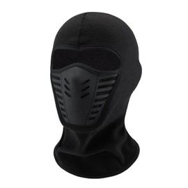 1 Piece Black Thickened Cycling Mask, Fashionable Warm Mask, Winter Face Mask, Ski Mask