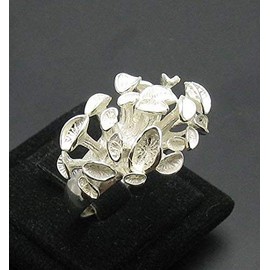 Extravagant sterling silver ring solid 925 size H - V Empress jewellery