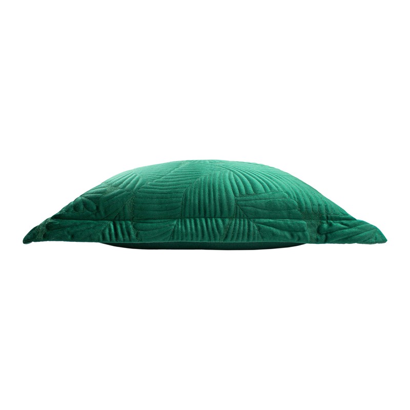Paoletti Palmeria Cushion Cover, Emerald, 60 x 60cm