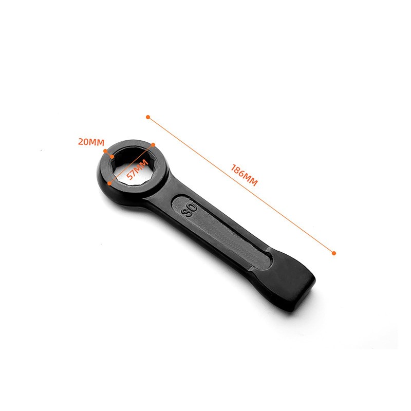 Slogging Ring Spanner 24-55mm Box End Wrench Metric Single Ring
