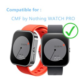 Aemus Screen Protector Compatible for CMF by Nothing Watch Pro (6 Pack) Smartwatch Full Coverage Clear TPU Soft Film